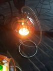 friendship ball glass hanging tea light lantern and stand