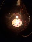 friendship ball glass hanging tea light lantern and stand