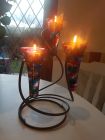 triple tealight holder and stand