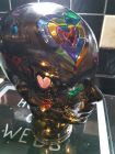 custom life size glass head with fairy lights