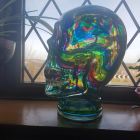 funky life size skull