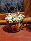 LOVE ceramic chamber pot planter