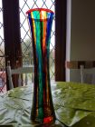 vertical stripe vase completed